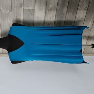 NWT Banana Republic Sleeveless Tunic Top In Teal - Flowy High-Low Blouse Med